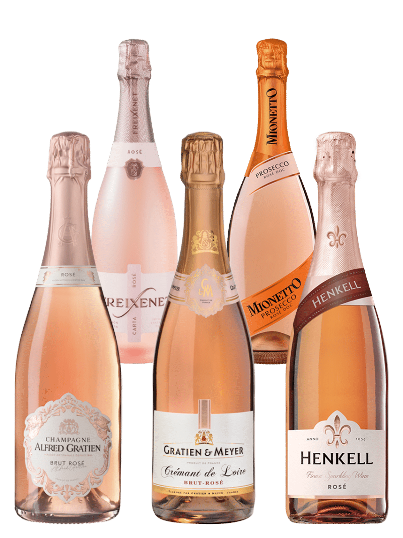 Ros&eacute; Schaumwein Kollektion